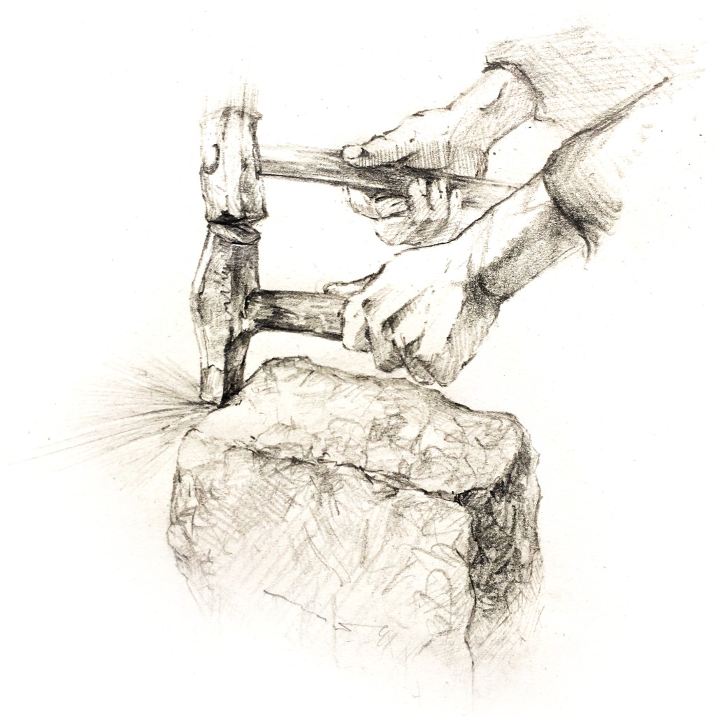 Stone carving